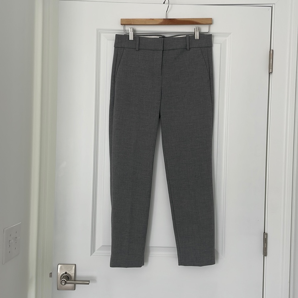 GREY Cameron slim crop pant in bi-stretch cotton